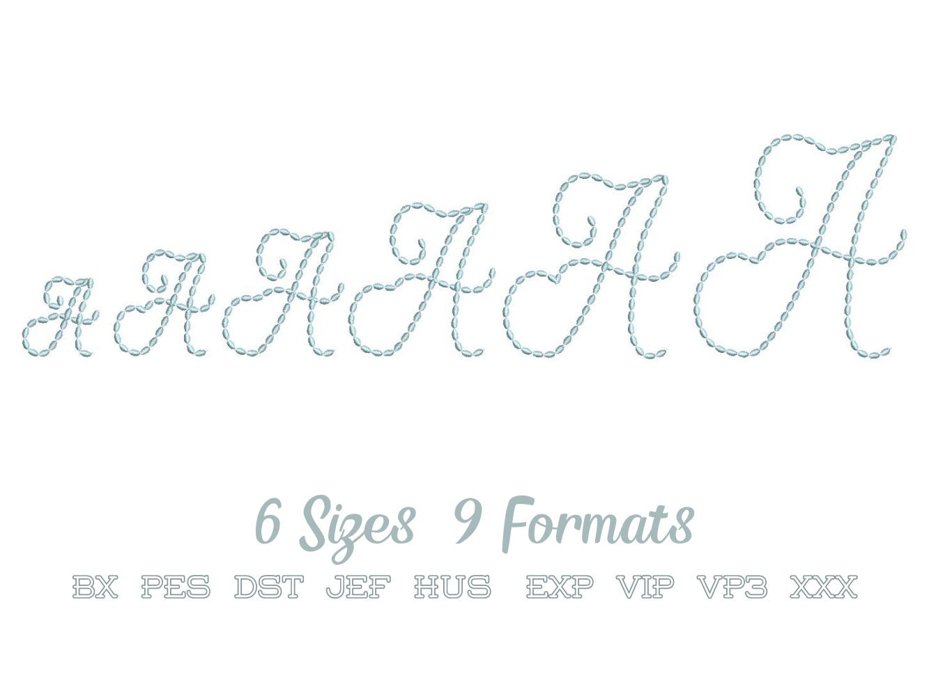 Hand Stitch Effect Hanwritten Font