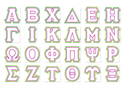 Sororities Greek 2 Layers Font