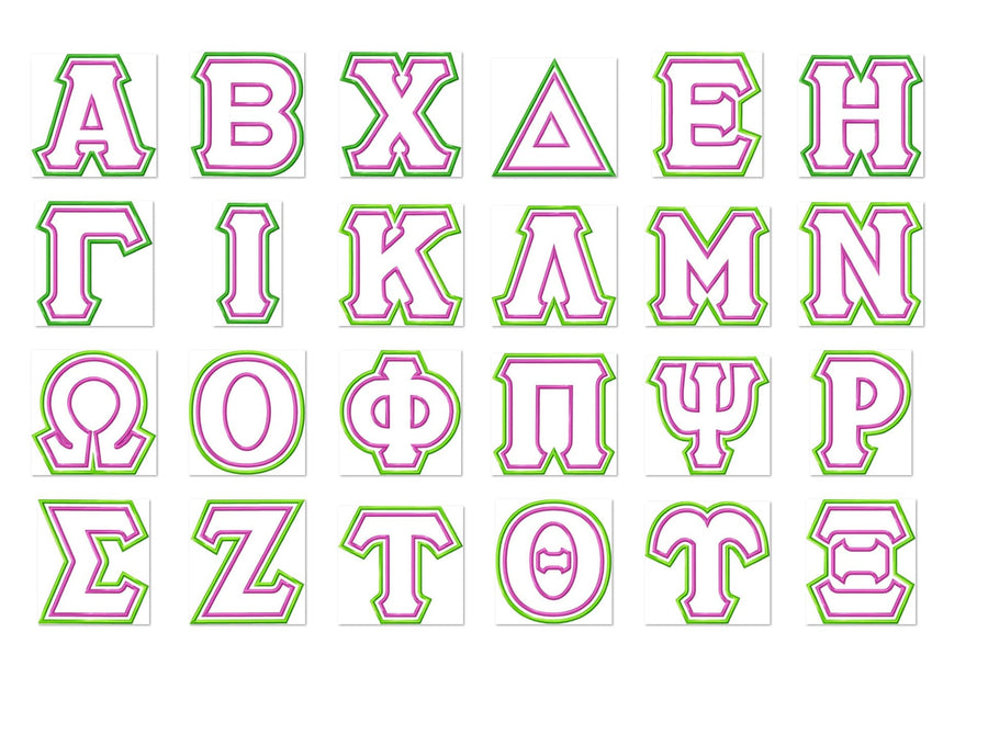 Sororities Greek 2 Layers Font