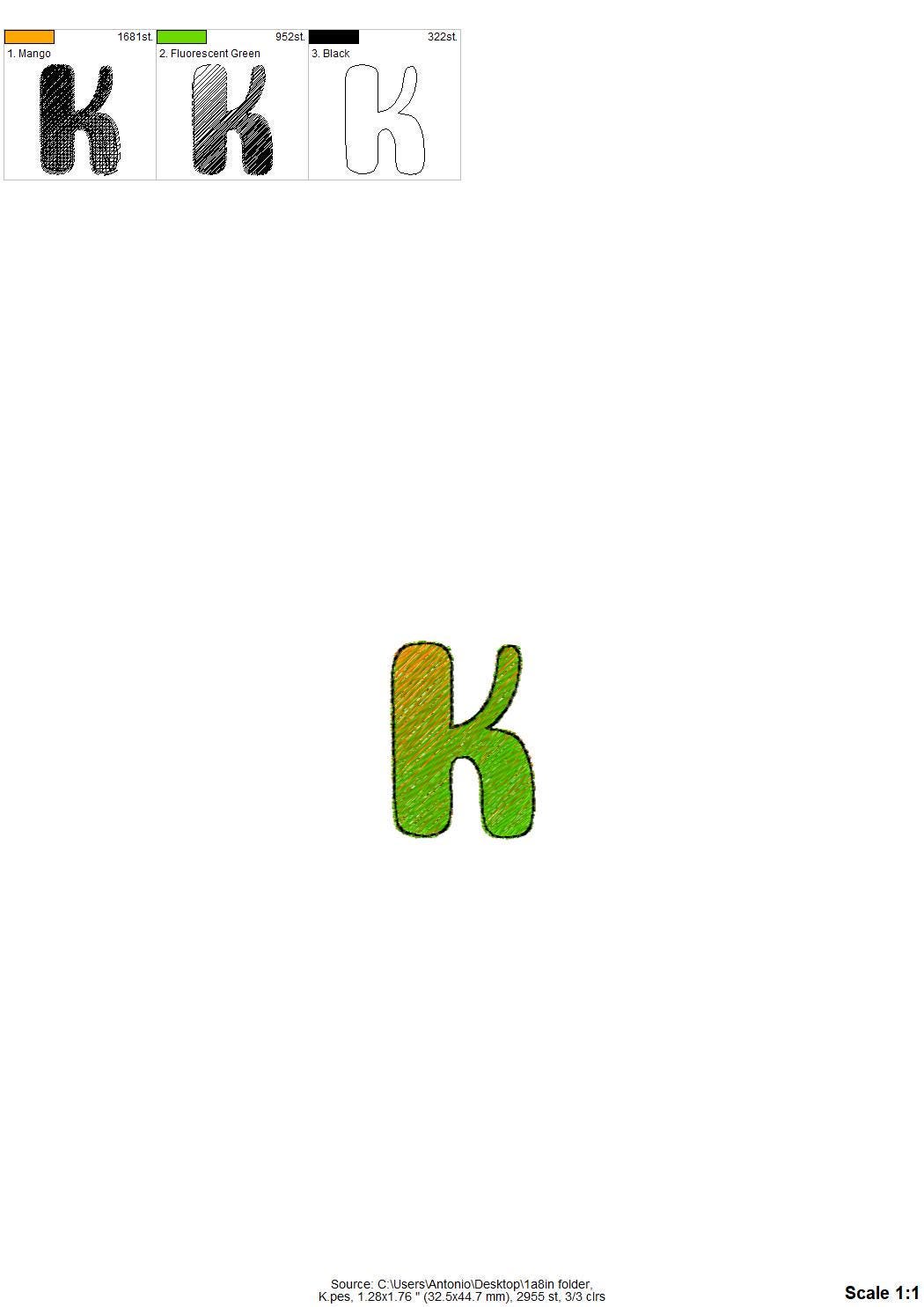 Vibrant Gradient Ombre Iridescent Font