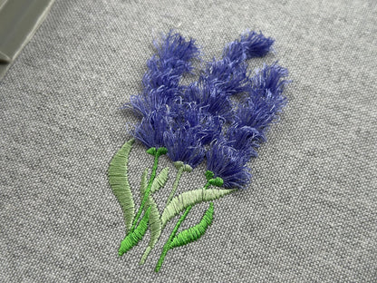 Fringed Lavender Flower Stem