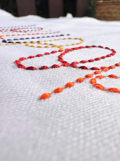 Bean Stitch Thin Line Lollipop Font