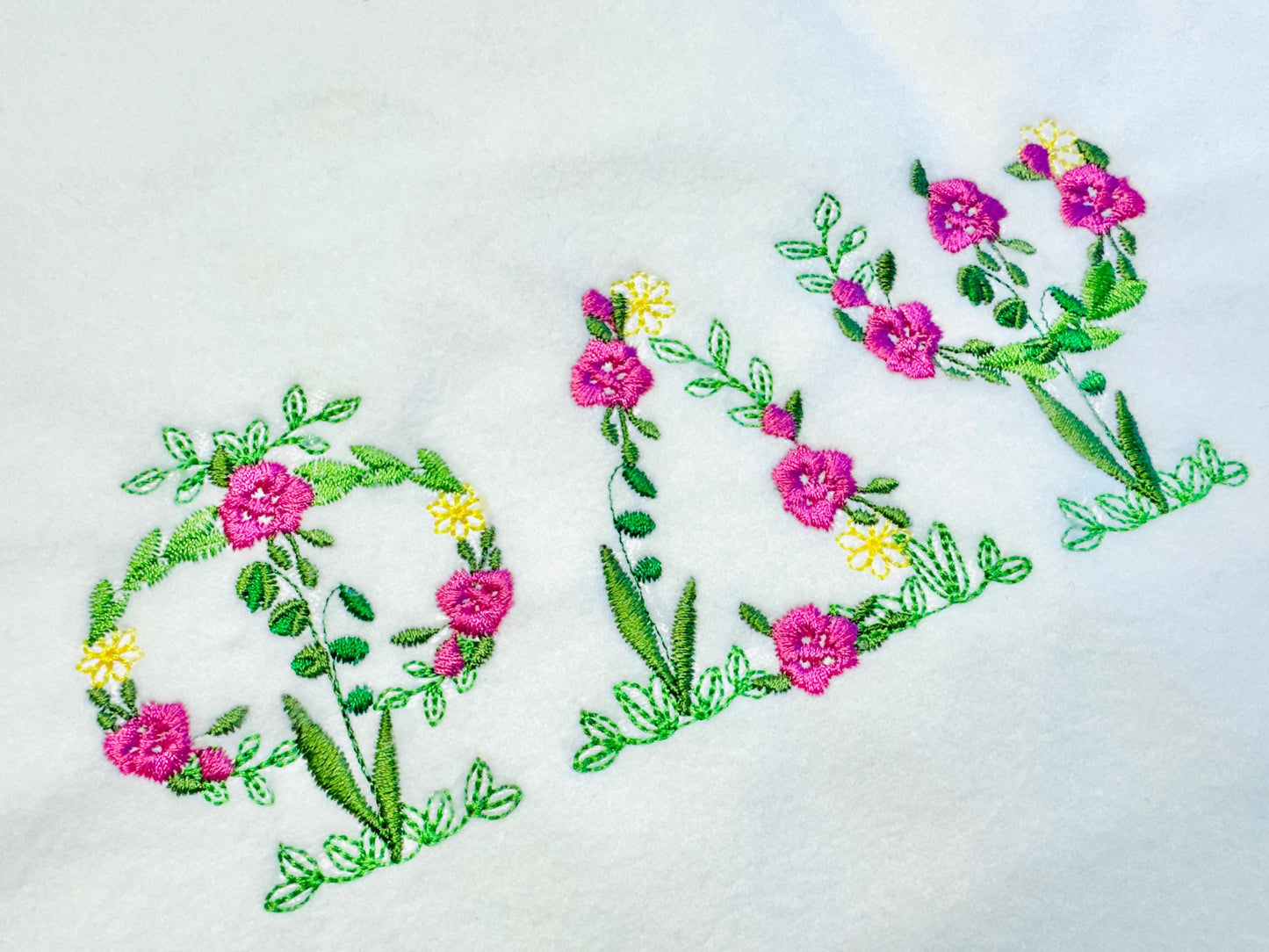 Fraternities Sororities Floral Greek Font