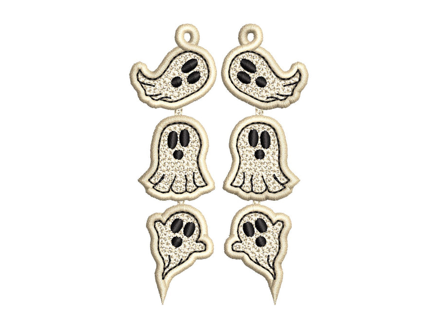 Spooky Ghost Earrings FSL