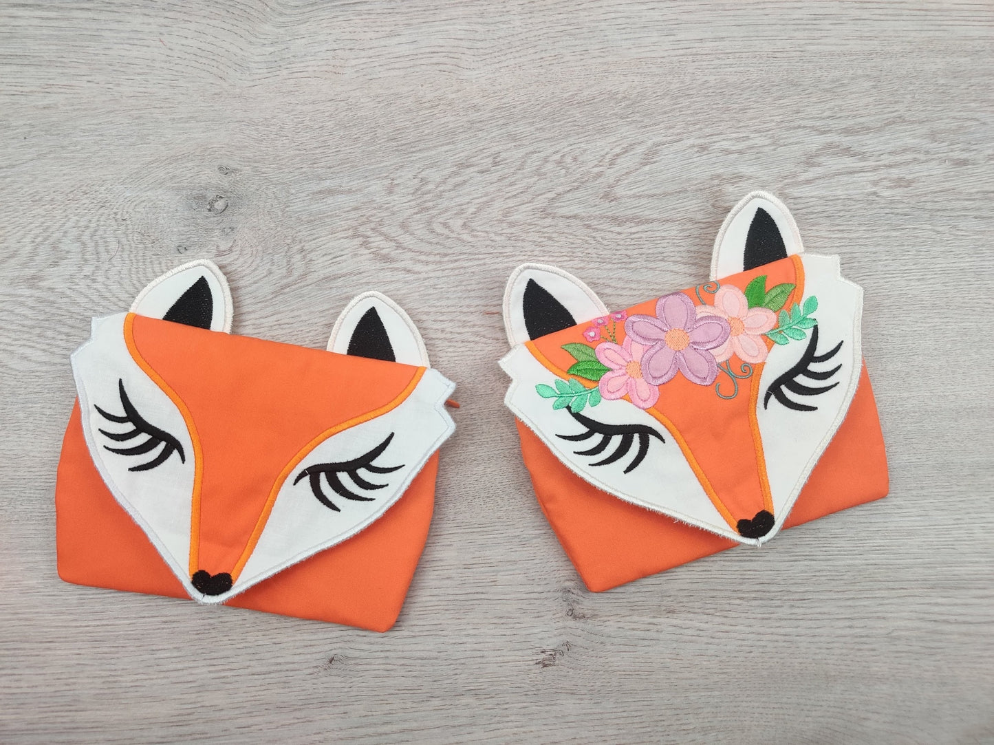 Fox Zipper Bag Pouch ITH
