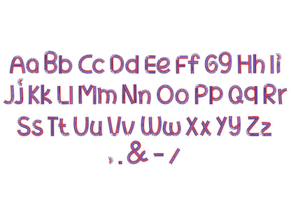 Cute Side Fringed Font