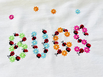 Ladybug and Daisy Country Floral Font