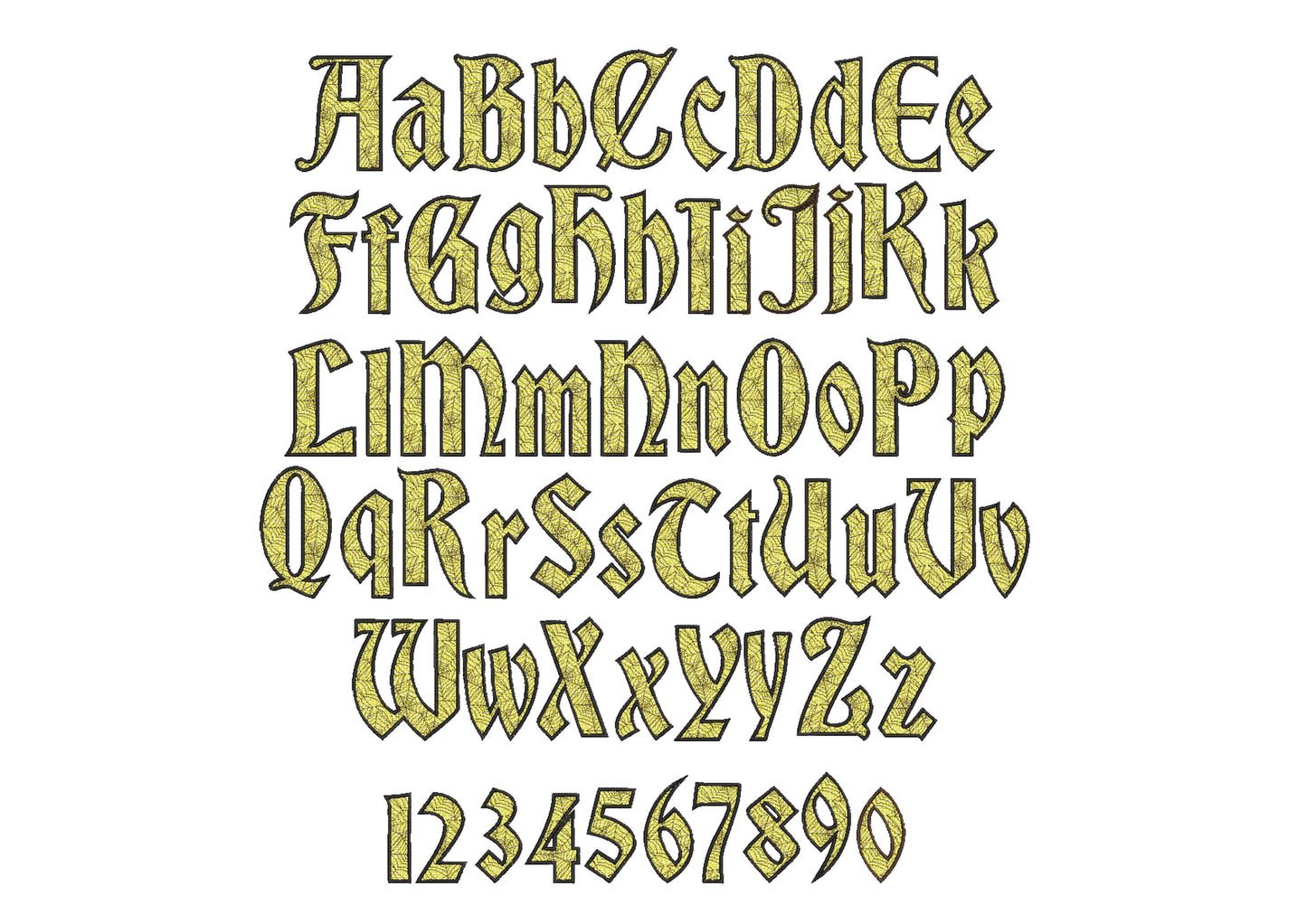 Spooky Gothic Spiderweb Lace Font FSL