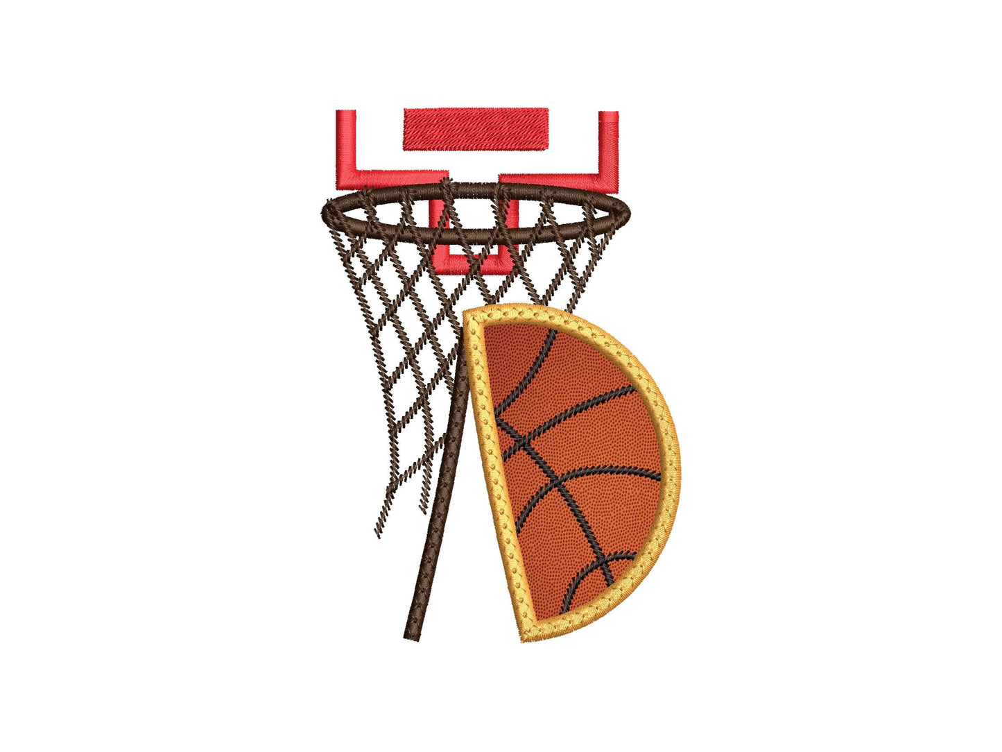 Sports Basketball Hoop And Ball