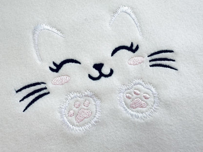 Adorable Kitty Face Fluffy Paws