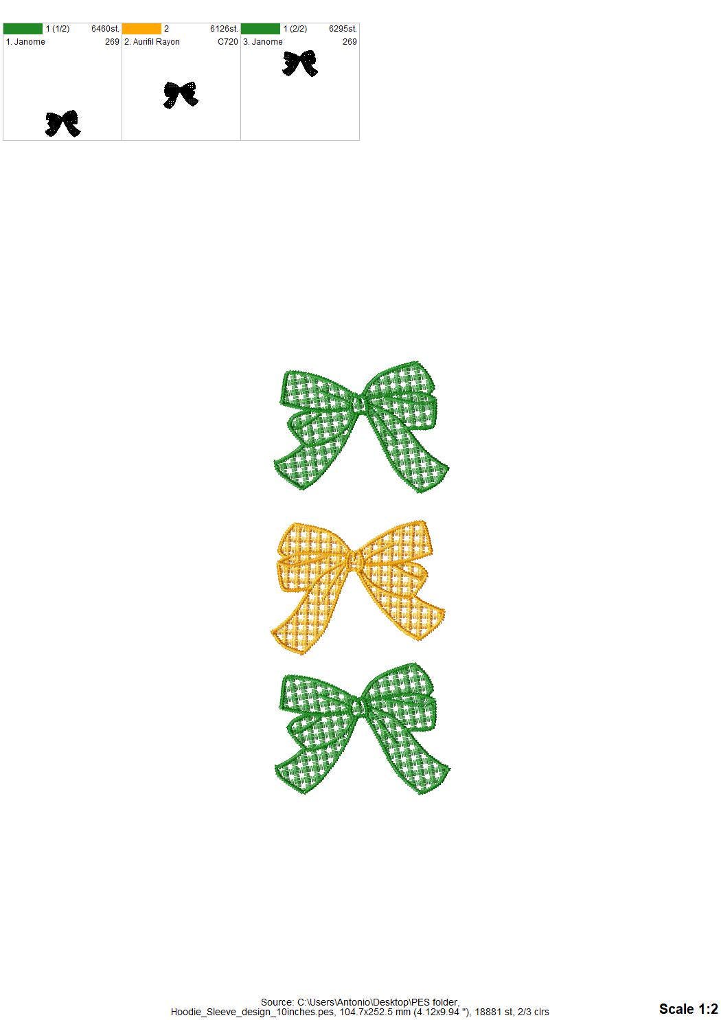 Thanksgiving Fall Pumpkin Goose SET of 5 designs Bows in a row Bow