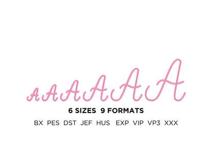 Tiny Playful Chain Stitch Handwritten Font