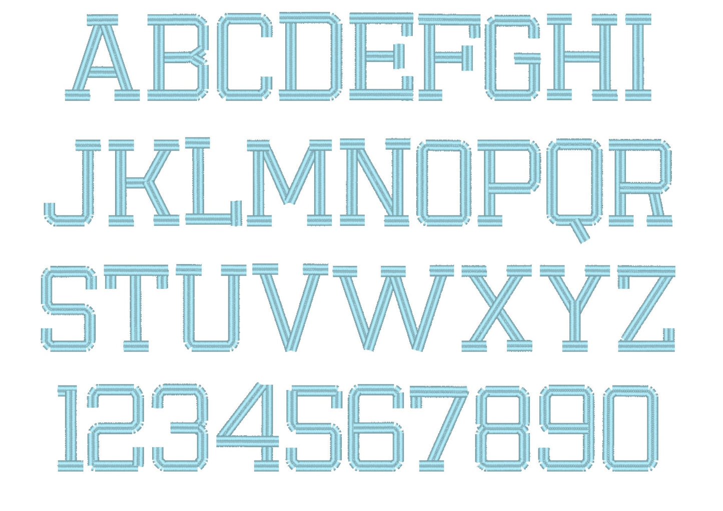 Fringed Varsity Collegiate Font