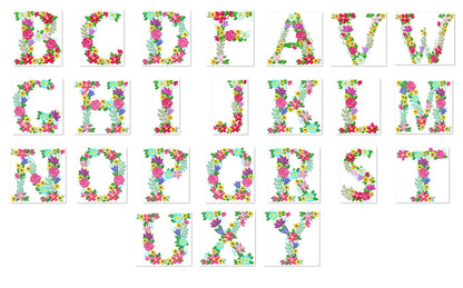 Liberty Floral Font