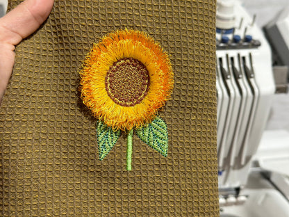 Big Fringed Sunflower Flower