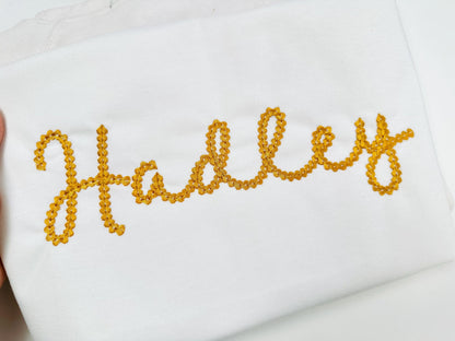 Extra Bold Chain Stitch Handwritten Font