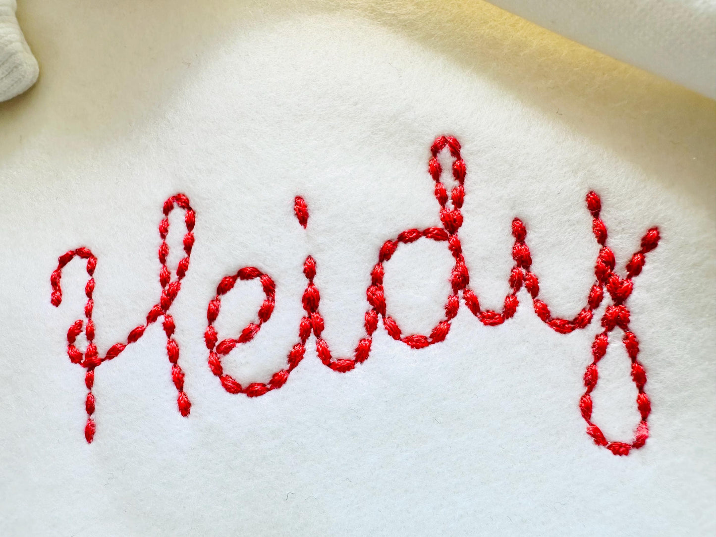 Hand Stitch Effect Handwritten Font Cookie