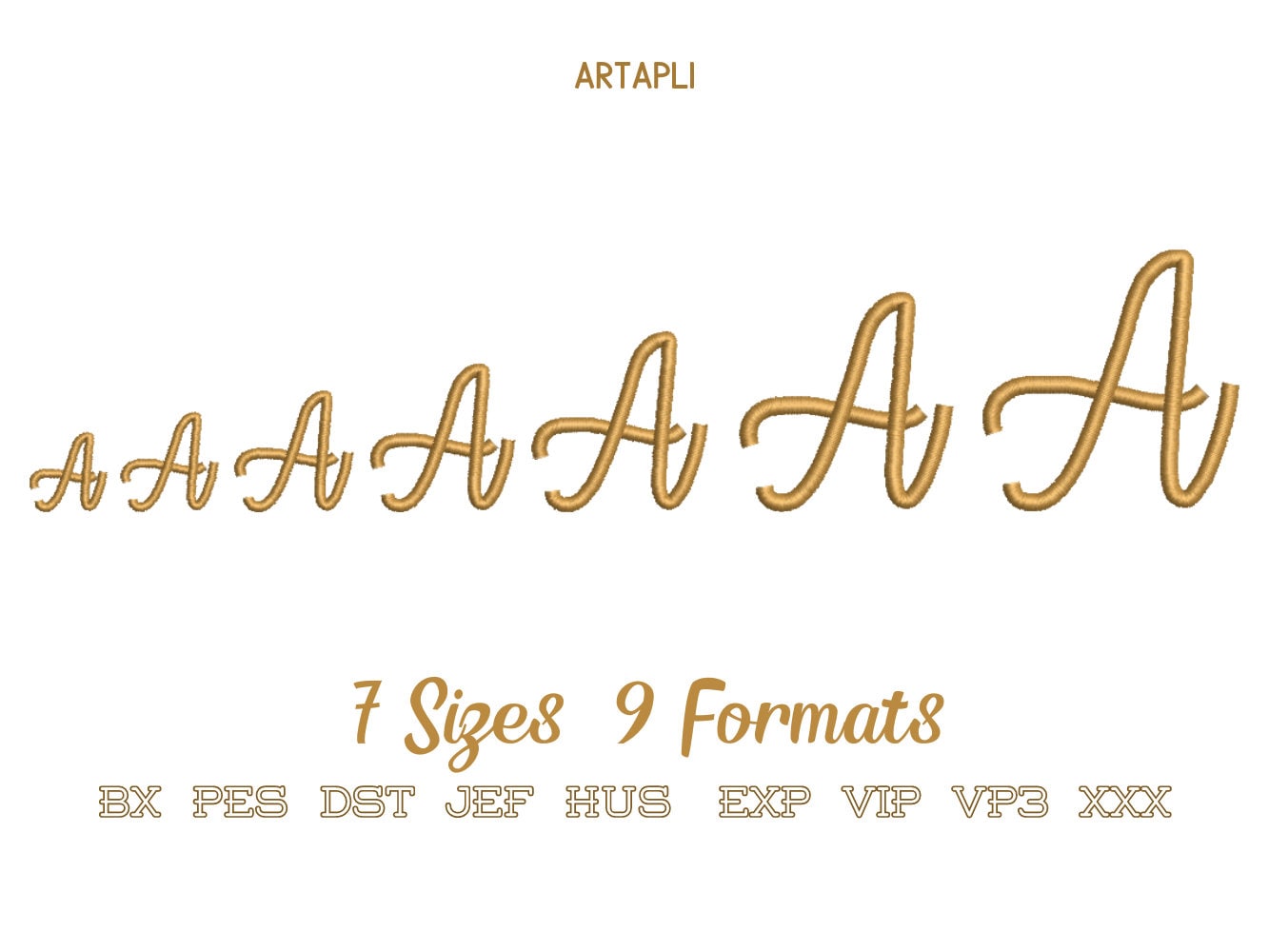 Beautiful Satin Stitch Handwritten Font