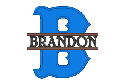 Split Font machine embroidery applique Designs Monogram Set mini font