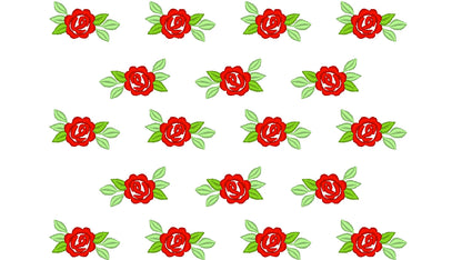 Classic Mini Rose Floral Embellishment