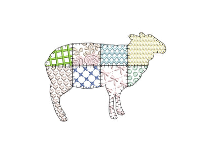 Patchwork Patterend Sheep Lamb