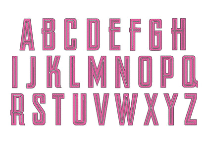 Chinoiserie fringed tassel circle monogram frame and alphabet BX