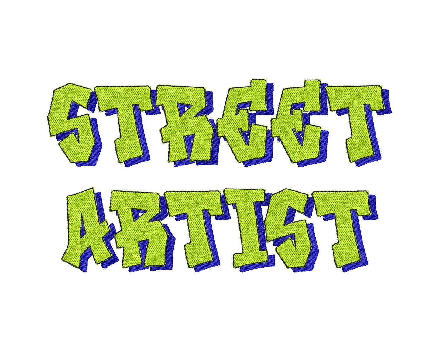 Graffiti Street Art Shadow Font