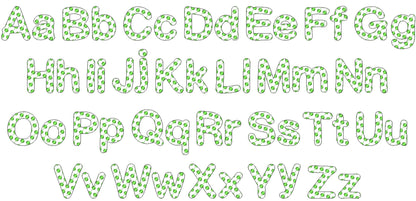 Polka Dot Minnie Mouse Outline Font