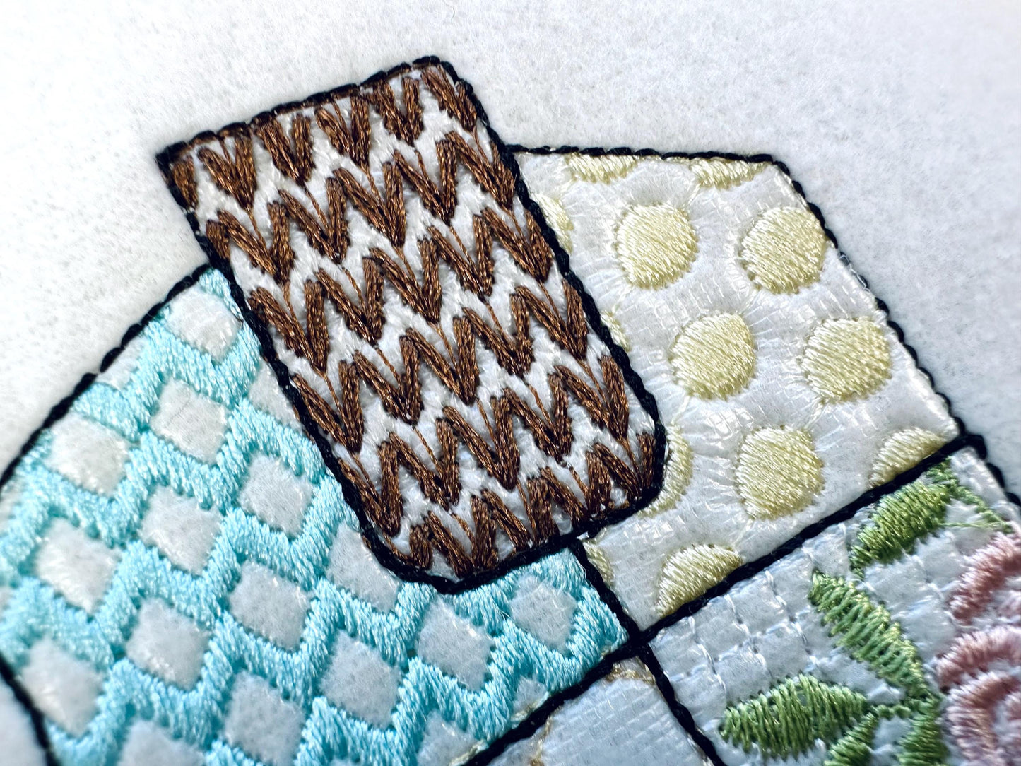 Patchwork Patterned Cowboy Boots