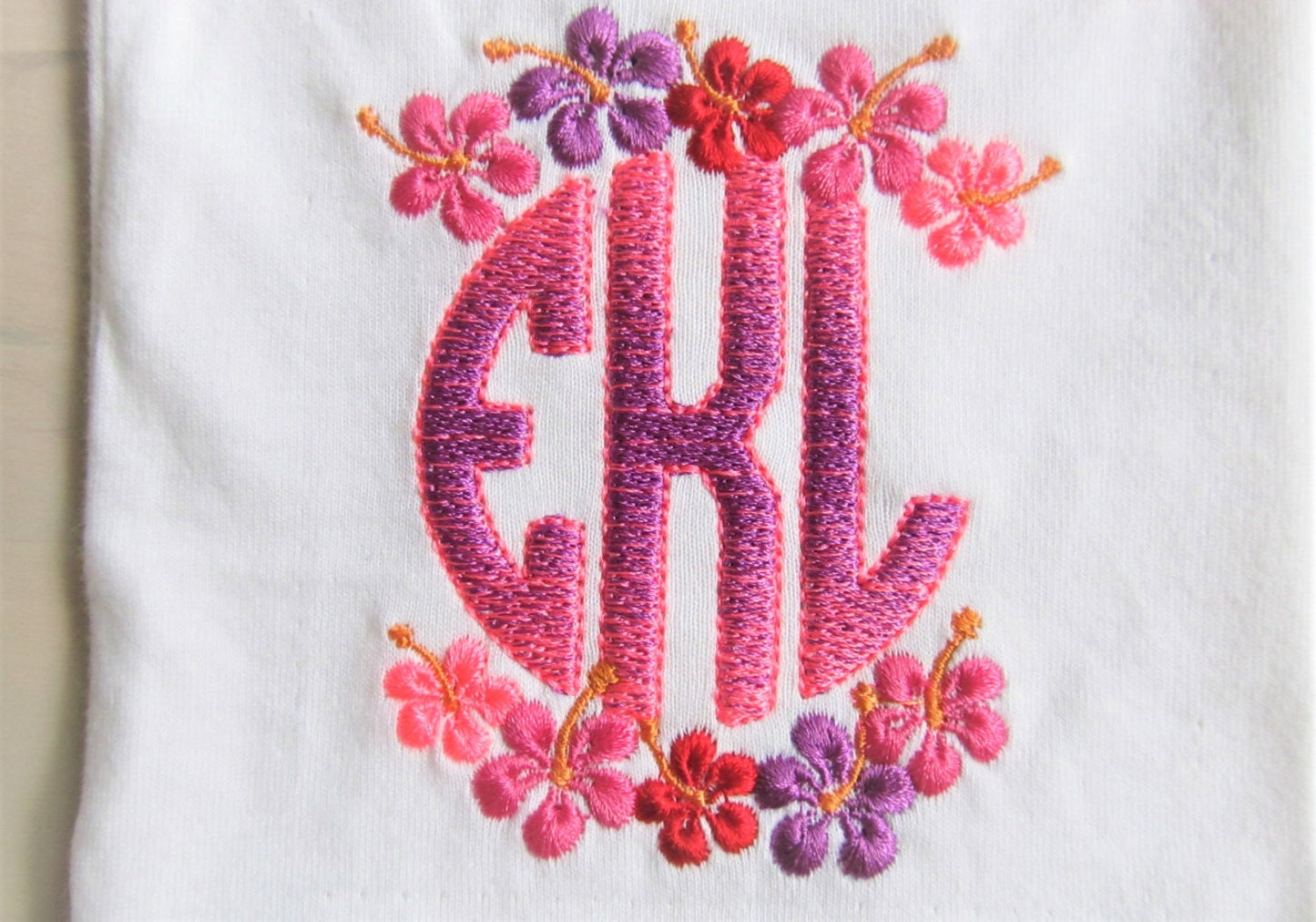 Ombre Iridescent Circle Monogram Font and Frame