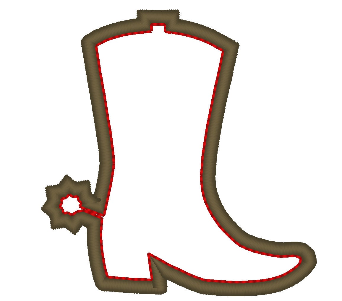 Cowboy Boots Applique