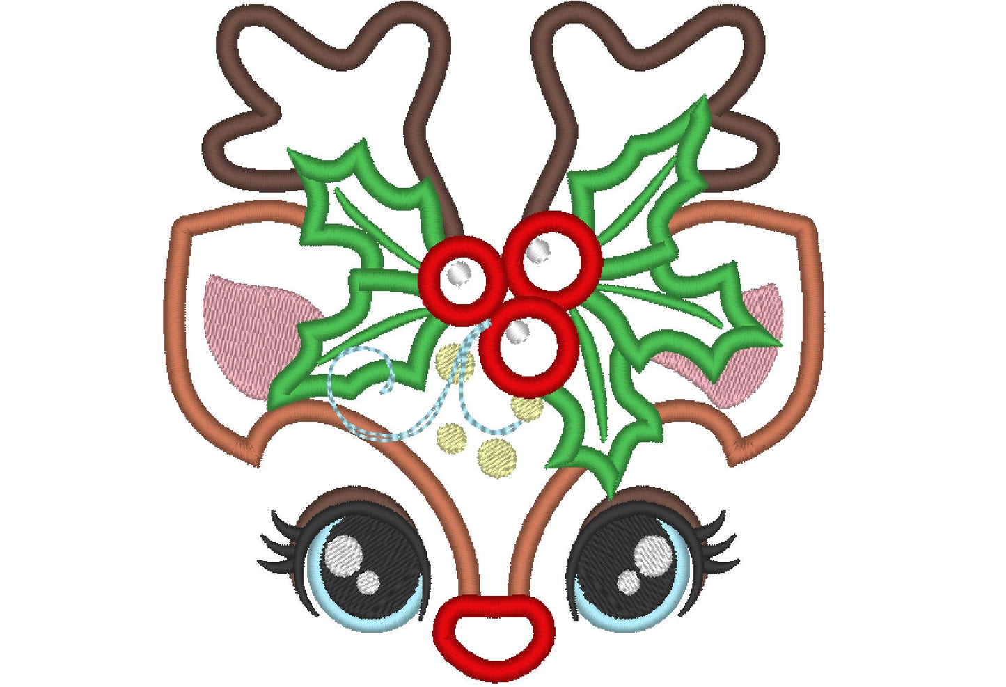 Little Reindeer Holly Flower Crown