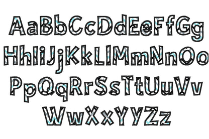 Satin Stitch Outline Font Nathan