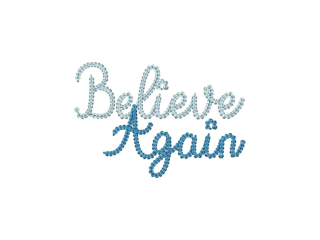 Dense Bold Chain Stitch Font