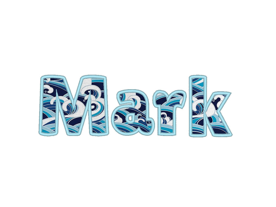 Mark Font Applique