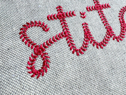Sports Baseball Stitch Hanwritten Font