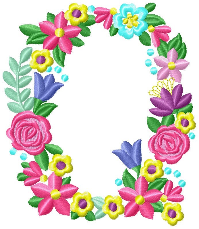 Liberty Garden Floral Font