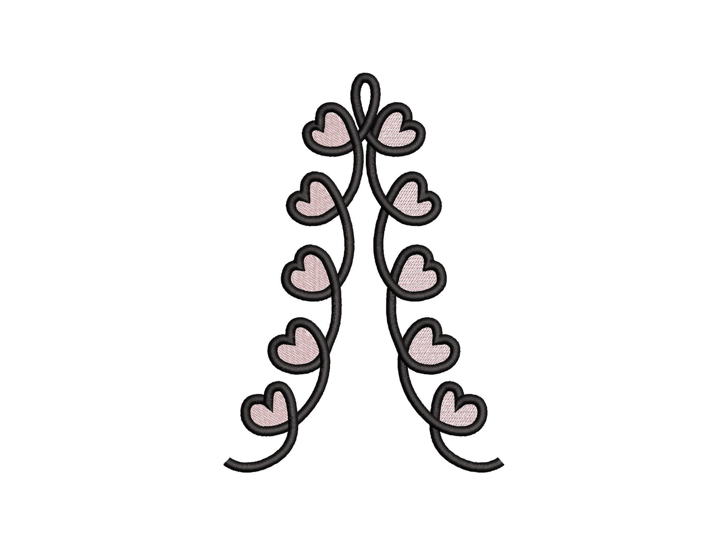 Heart Curl Split Side Seam