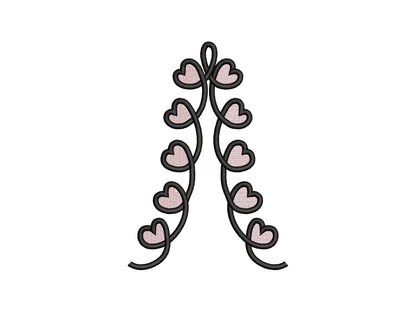 Heart Curl Split Side Seam