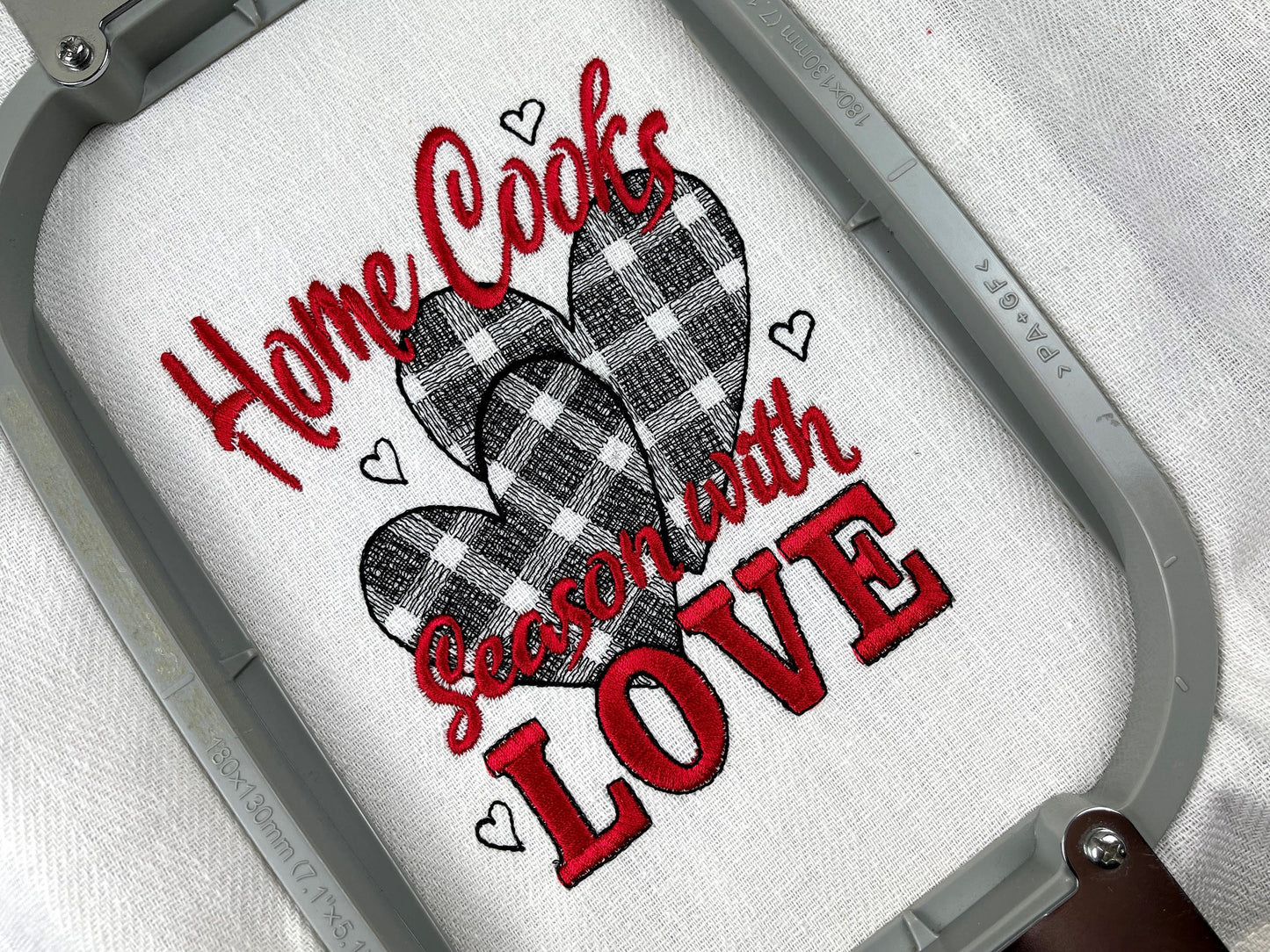 Home Cooks Season with Love Saying