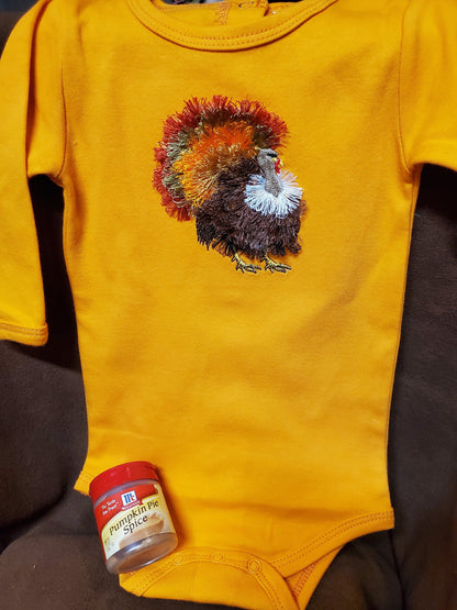 Fringed Thanksgiving Turkey Bird