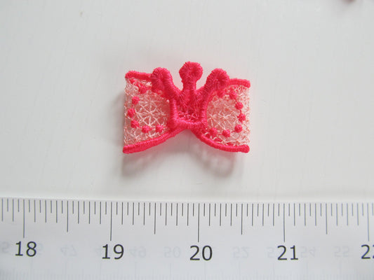 Princess Crown Mini Bow FSL