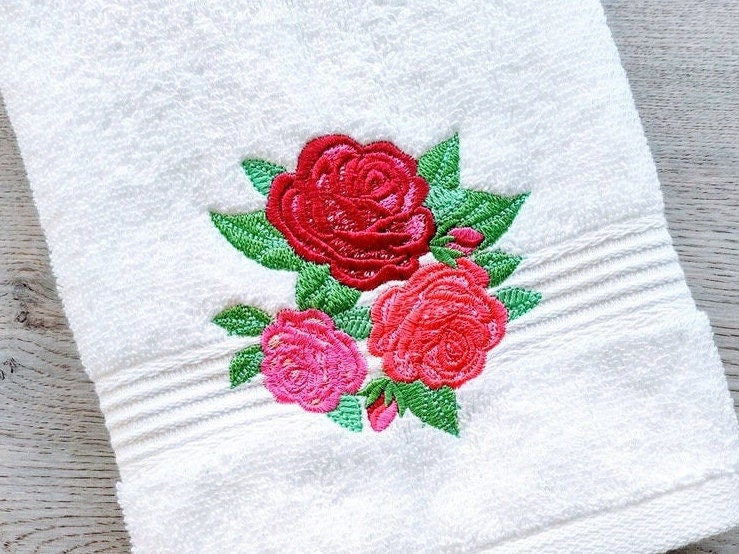 Shabby Chic Rosebud Rose Flower