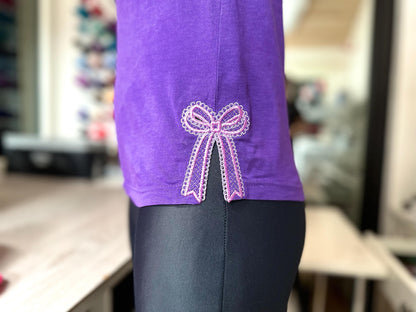 Mini Lace Bow Applique