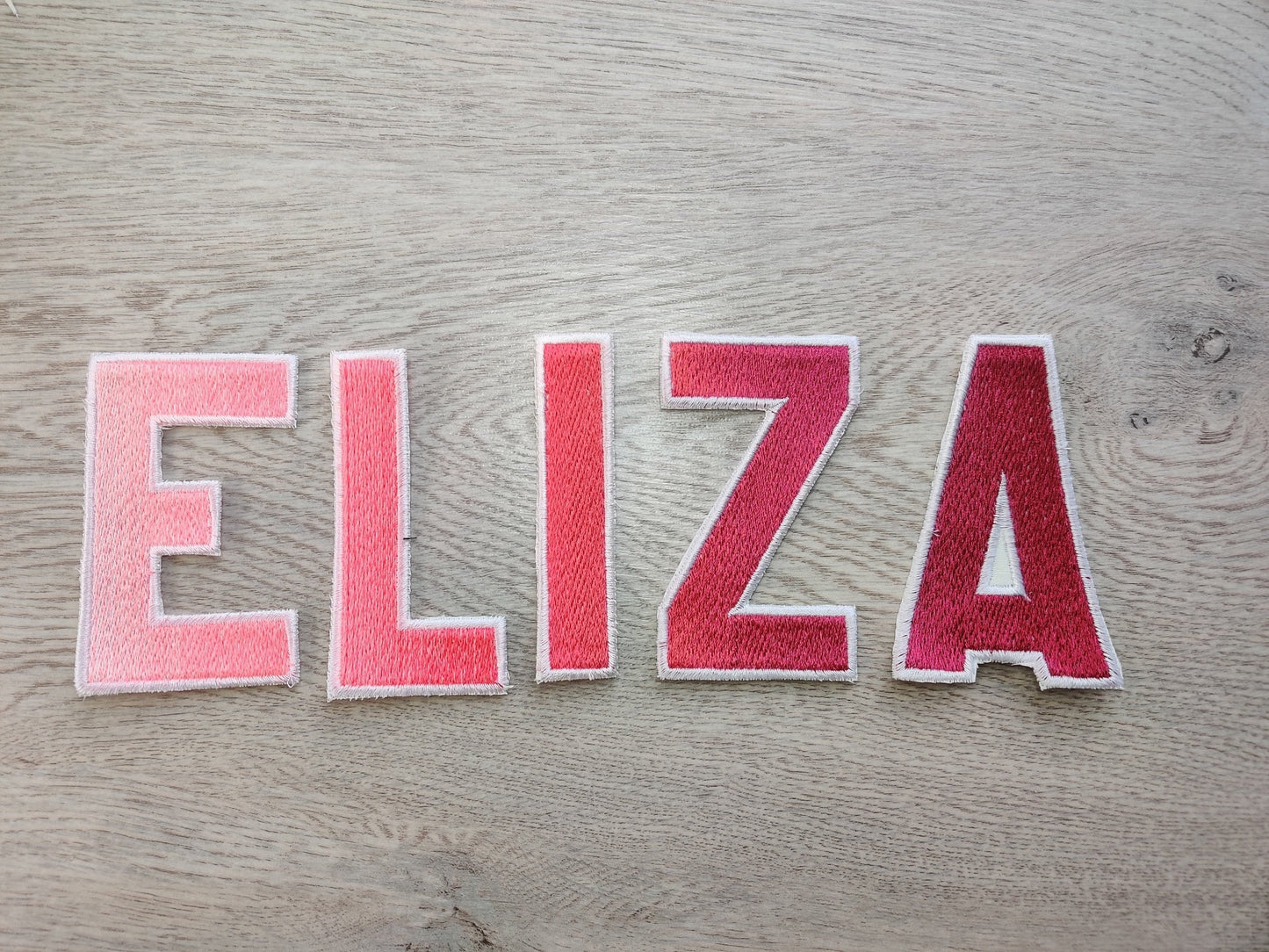 Iridescent 2-Color Block Monogram Font