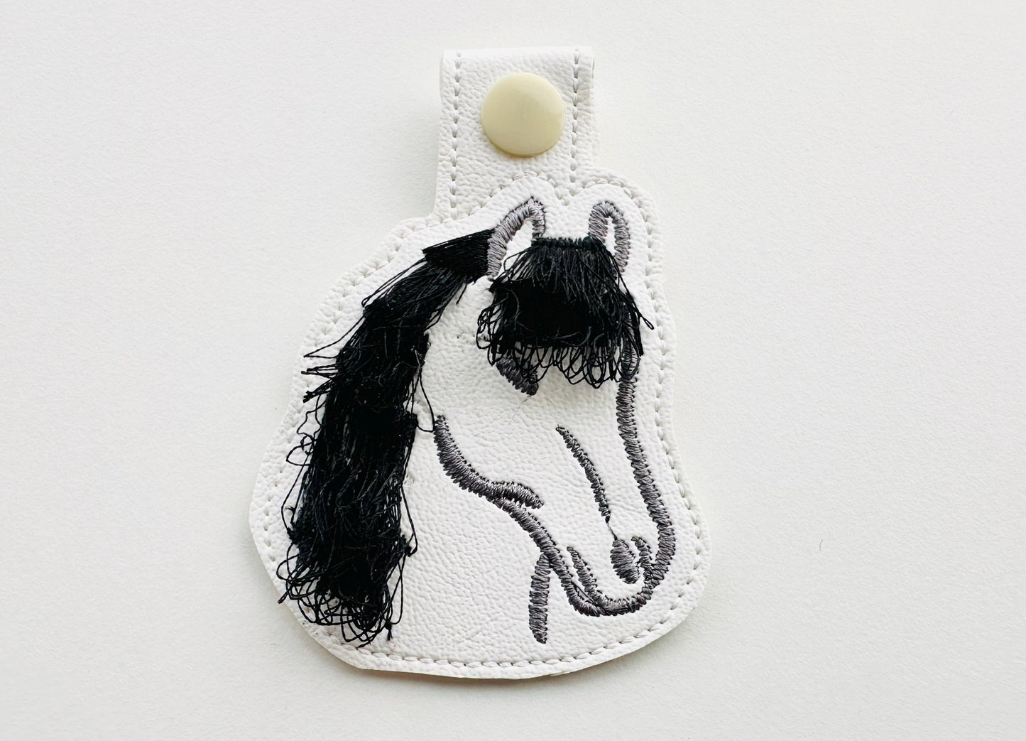 Horse Fringed Hair Keychain