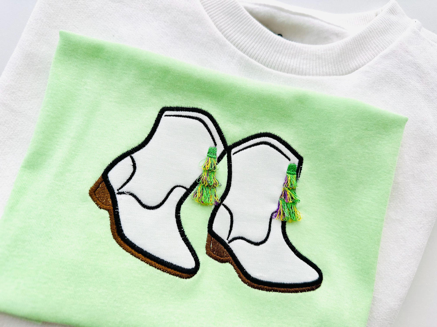 Dancing Mardi Gras Boots Festival Carnival