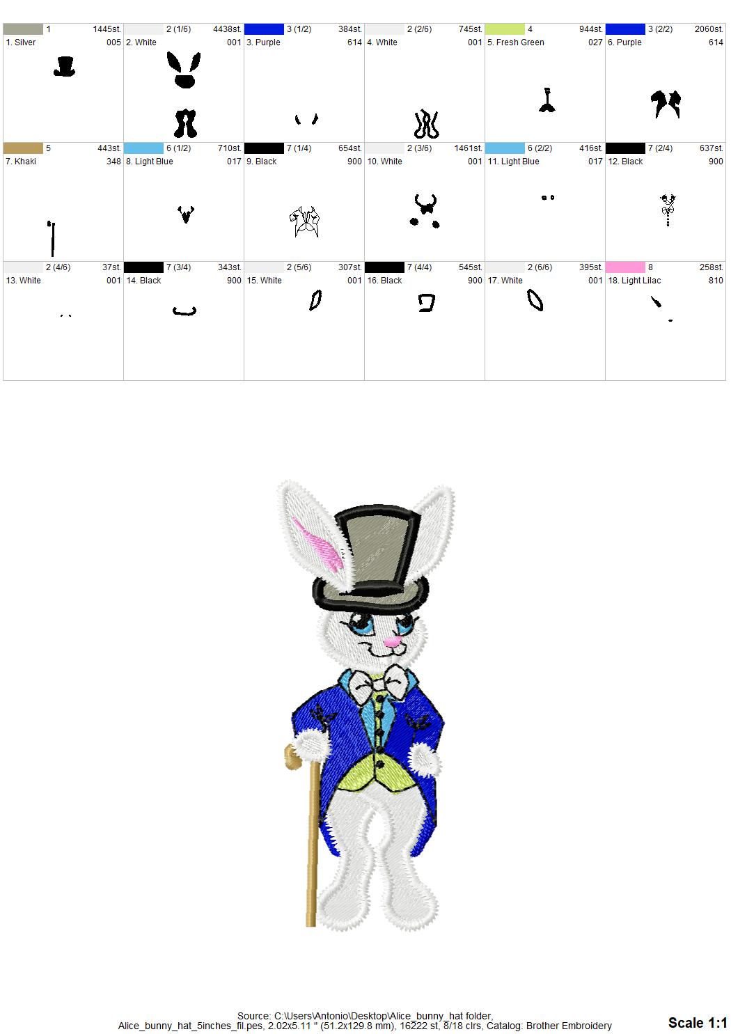 White Rabbit Alice in Wonderland