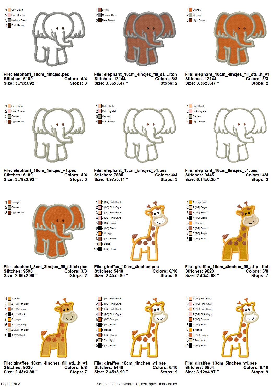 Wild Animal Set
