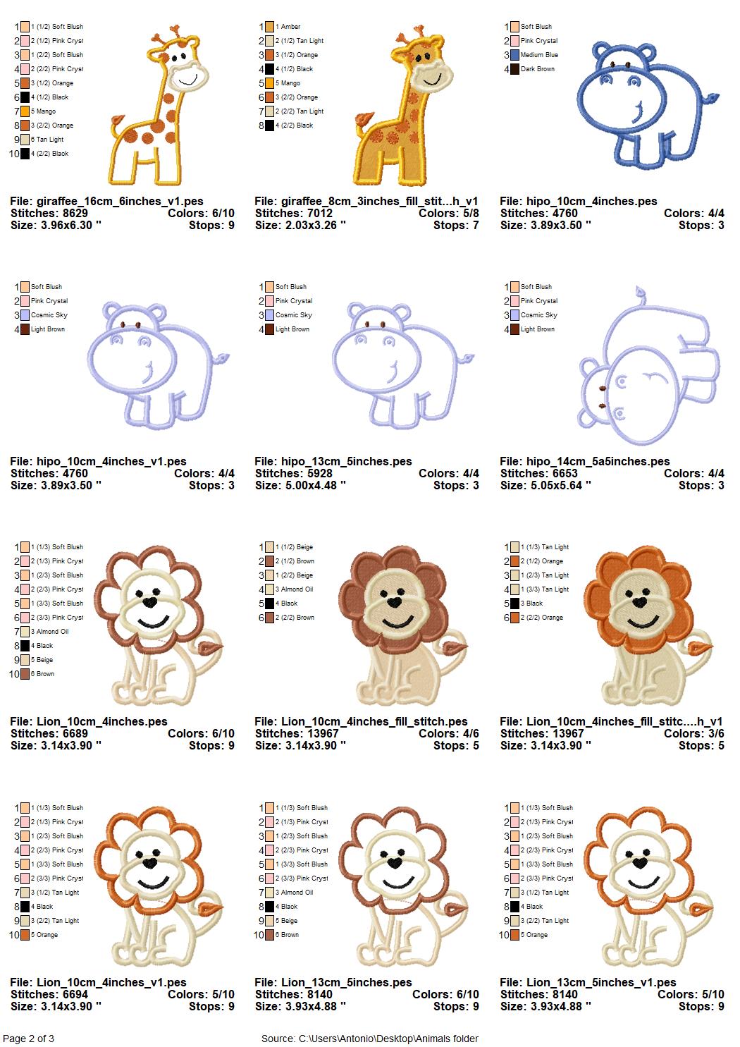 Wild Animal Set